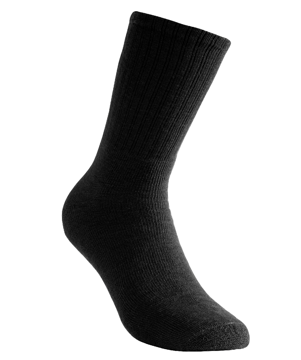 Woolpower Socks Classic 200 / Chaussettes en mrinos noir, XXWP8412S