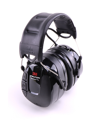 Casque antibruit 3M Peltor Worktunes Pro FM Radio avec fixation casque noir  - Gloves4work